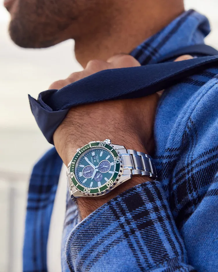 Promaster Dive Green Dial Stainless Steel Bracelet CA0820-50X Promaster Dive Green Dial Stainless Steel Bracelet CA0820-50X